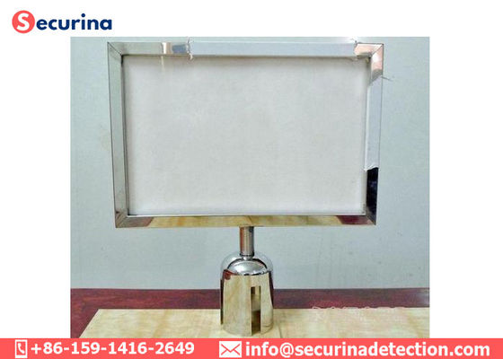 Horizontal Frame A4 Crowd Control Barrier Connector 63mm With Three Colors